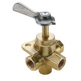 Female Pipe 4 Ends - Ground Plug Shutoff Cocks